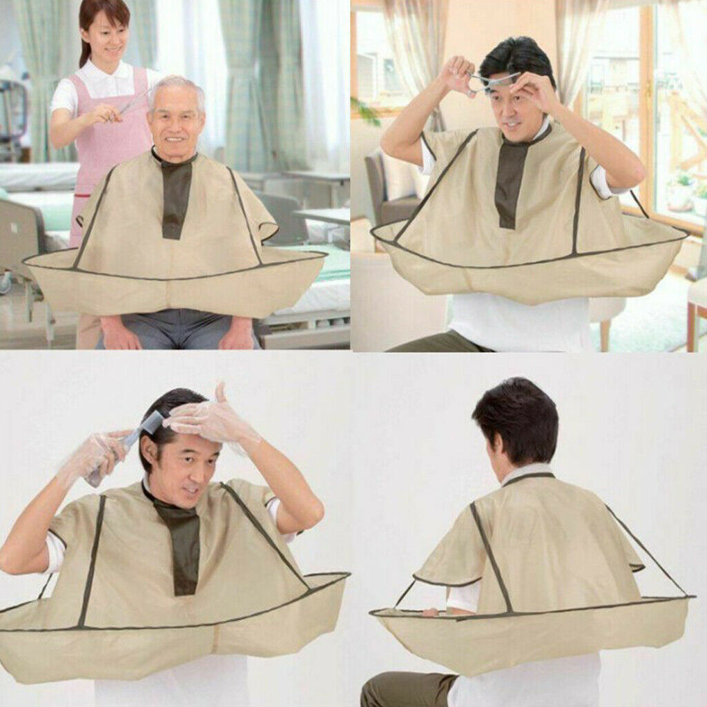 Folding Hair Cutting Gown Cloak Umbrella Reuseable Hairdressing Haircut Hair