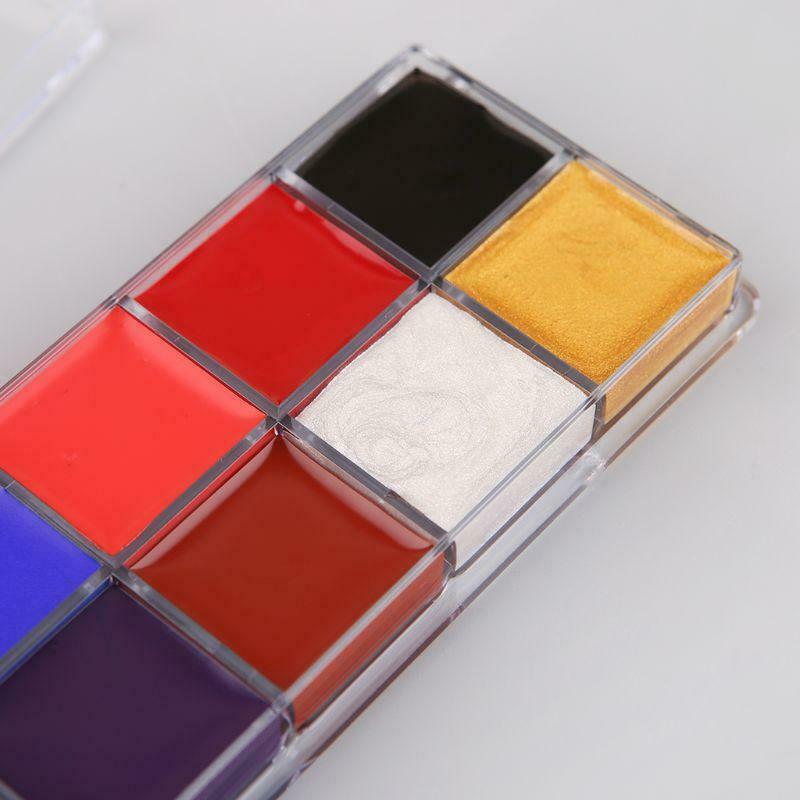 Face Body 12 Colors Oil Painting Paint Pigment for Beauty Kit Makeup Cosmetic