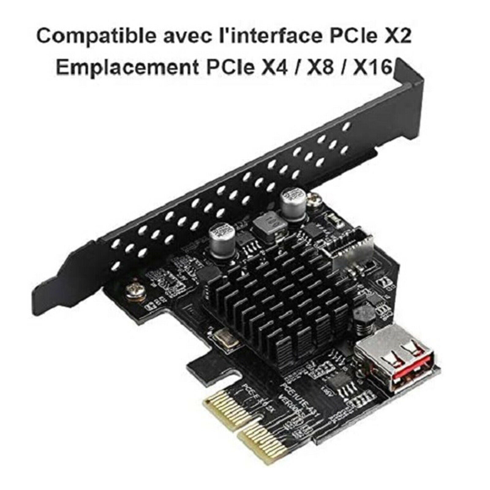 USB3.1 Gen2 Internal Type-E Expansion Card 10 Gbit/s USB 2.0 for Desktop PCs