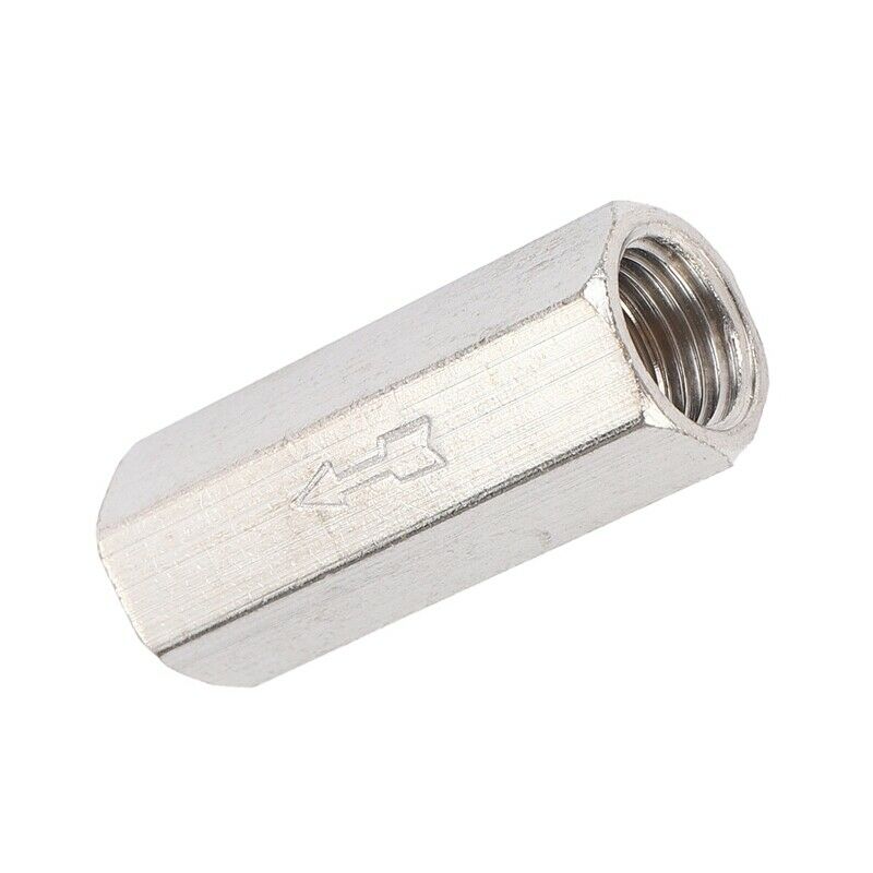 Brass 1/4'' Threaded BSPP Female Full Port One Way Air Check Gas Oil Water ValI3