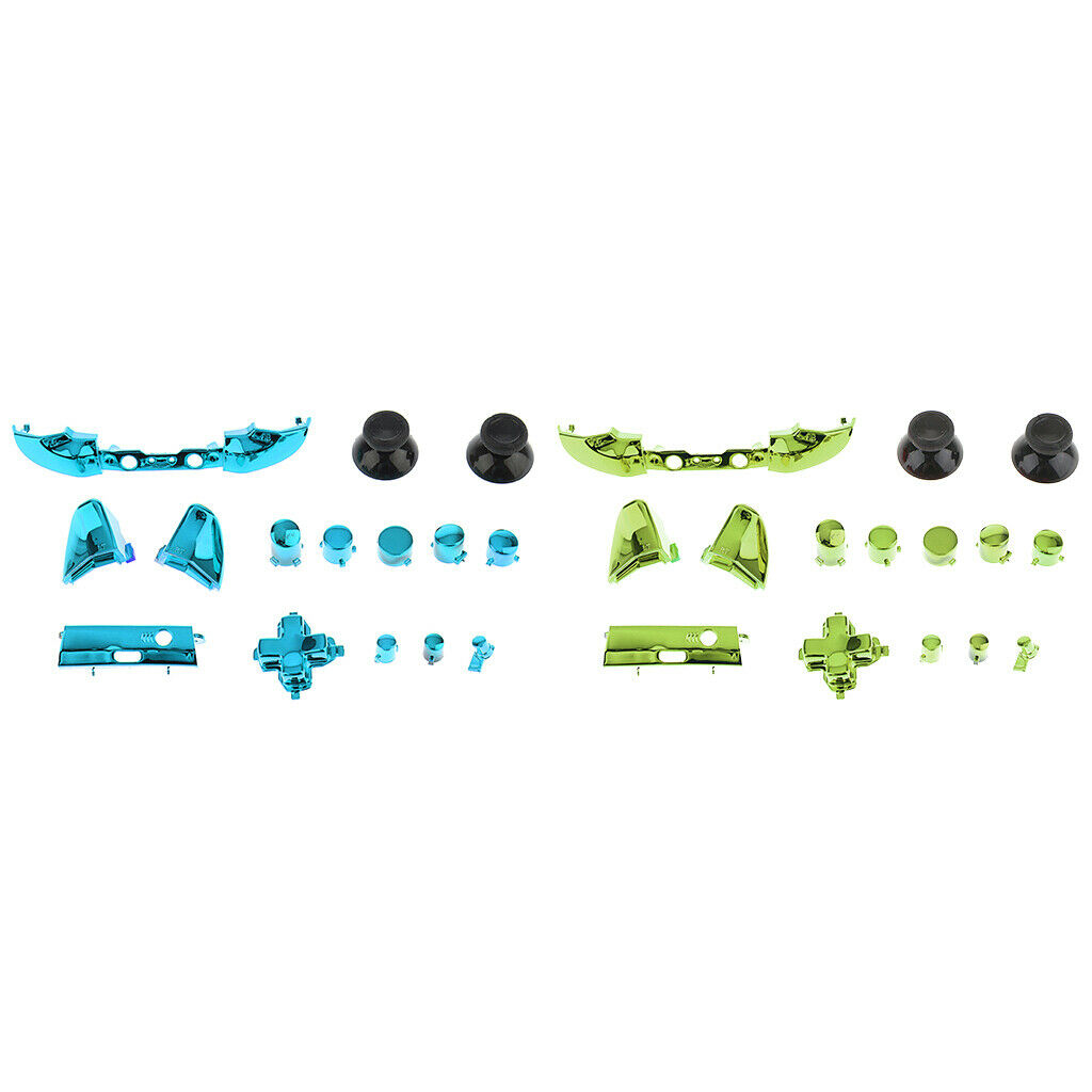 2Set Full Thumbstick Analog Stick Bullet A B X Y Buttons Repair Parts for