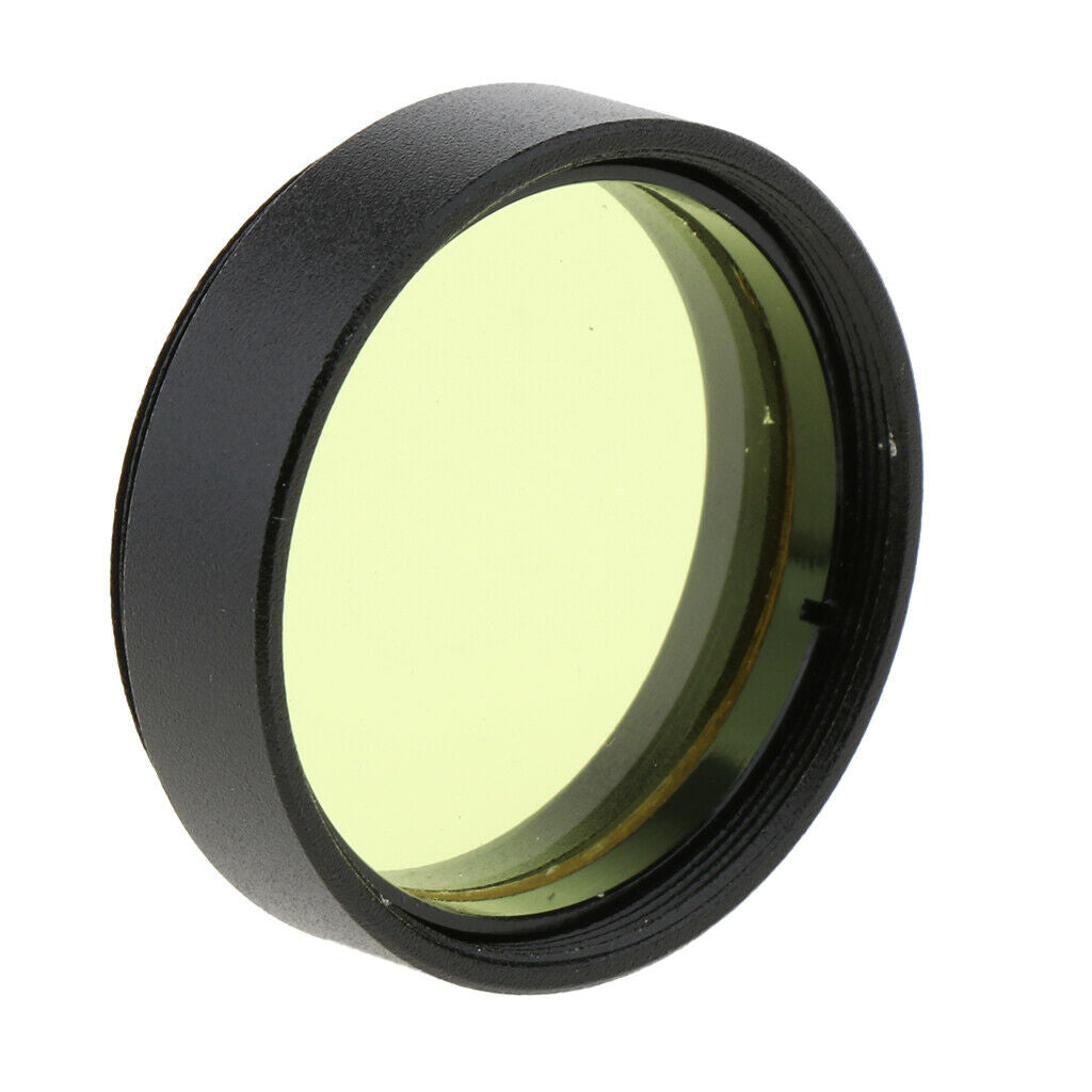 Telescope Eyepiece Lens Filter Yellow 1.25"/31.7mm For  Planet Sky