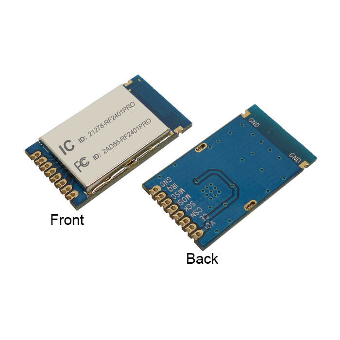 RF2401PRO 2.4GHz RF Module nRF24L01+ Wireless transceiver module FCC ICID Certif