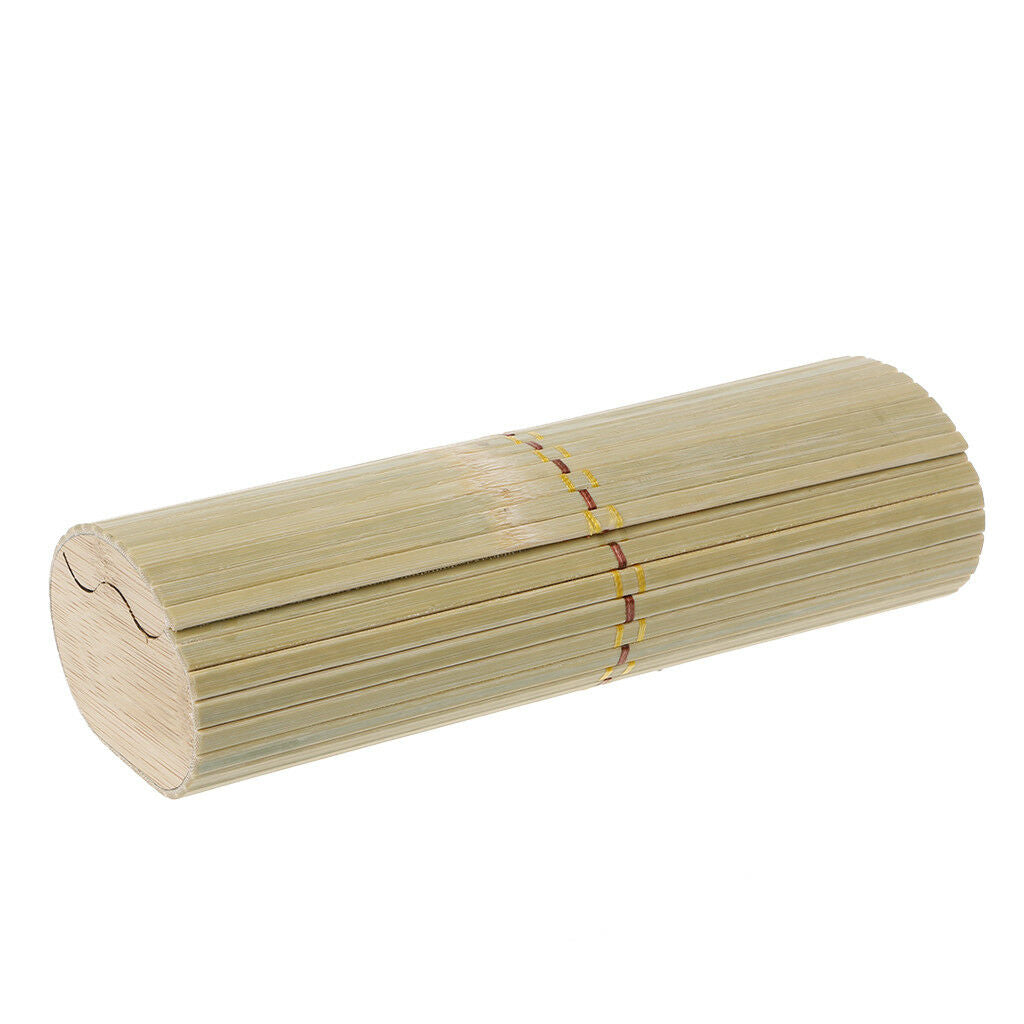 Portable Bamboo Wooden Sunglasses Box Case Eye Glasses Clam Shell Protector