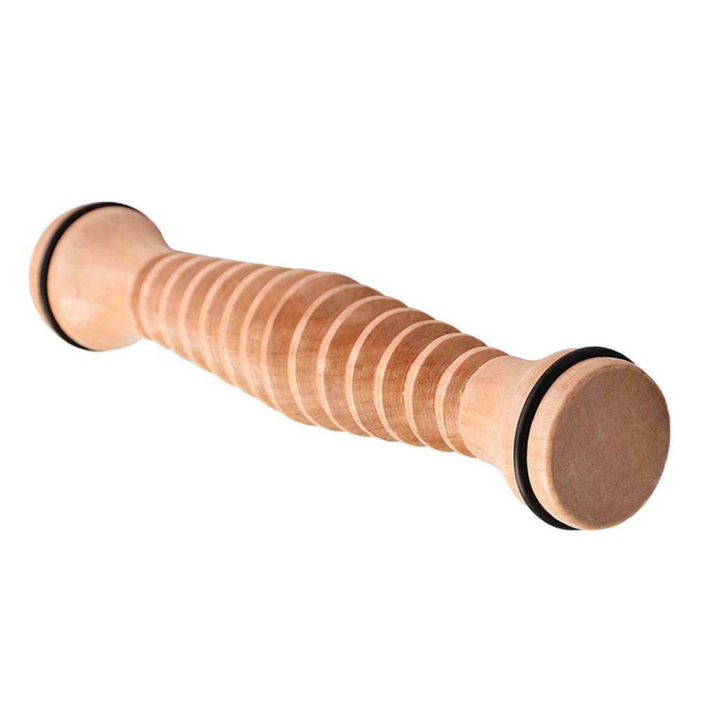 2 Pcs Wooden Foot Roller Massager for Plantar Fasciitis Stress Relief Relax