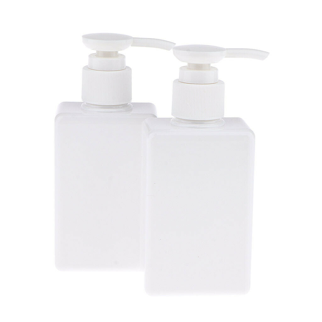 150ml Empty High Quality Square Dispensing Bottle for Shower Gel 4 Pieces