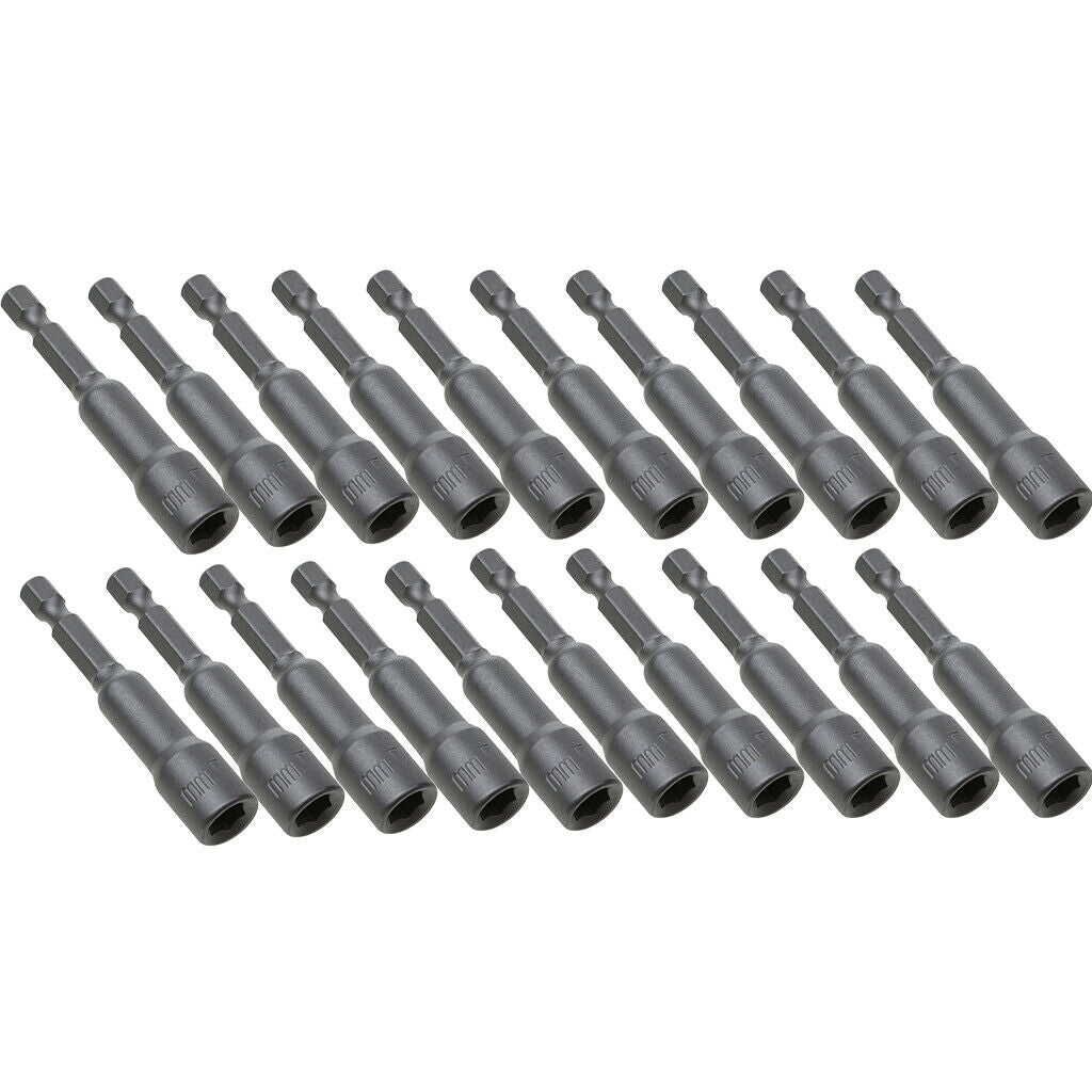 Hex Adapter Set,20pcs Socket Adapter Impact Hex-Shank Drill Bits Bar Set Socket