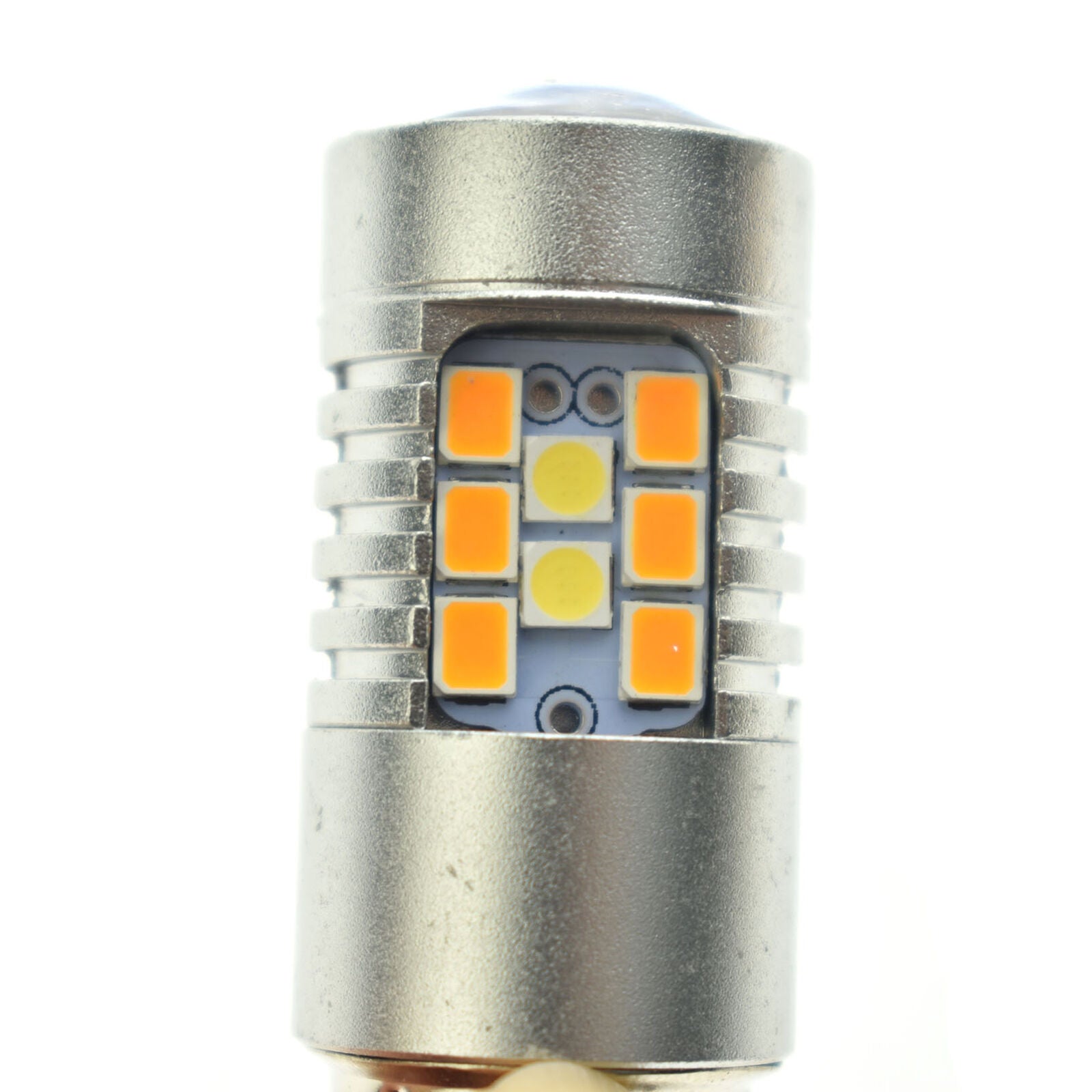 2x 2357 Switchback White/Amber LED Turn Signal Light Bulbs for Chevy C1500/K1500