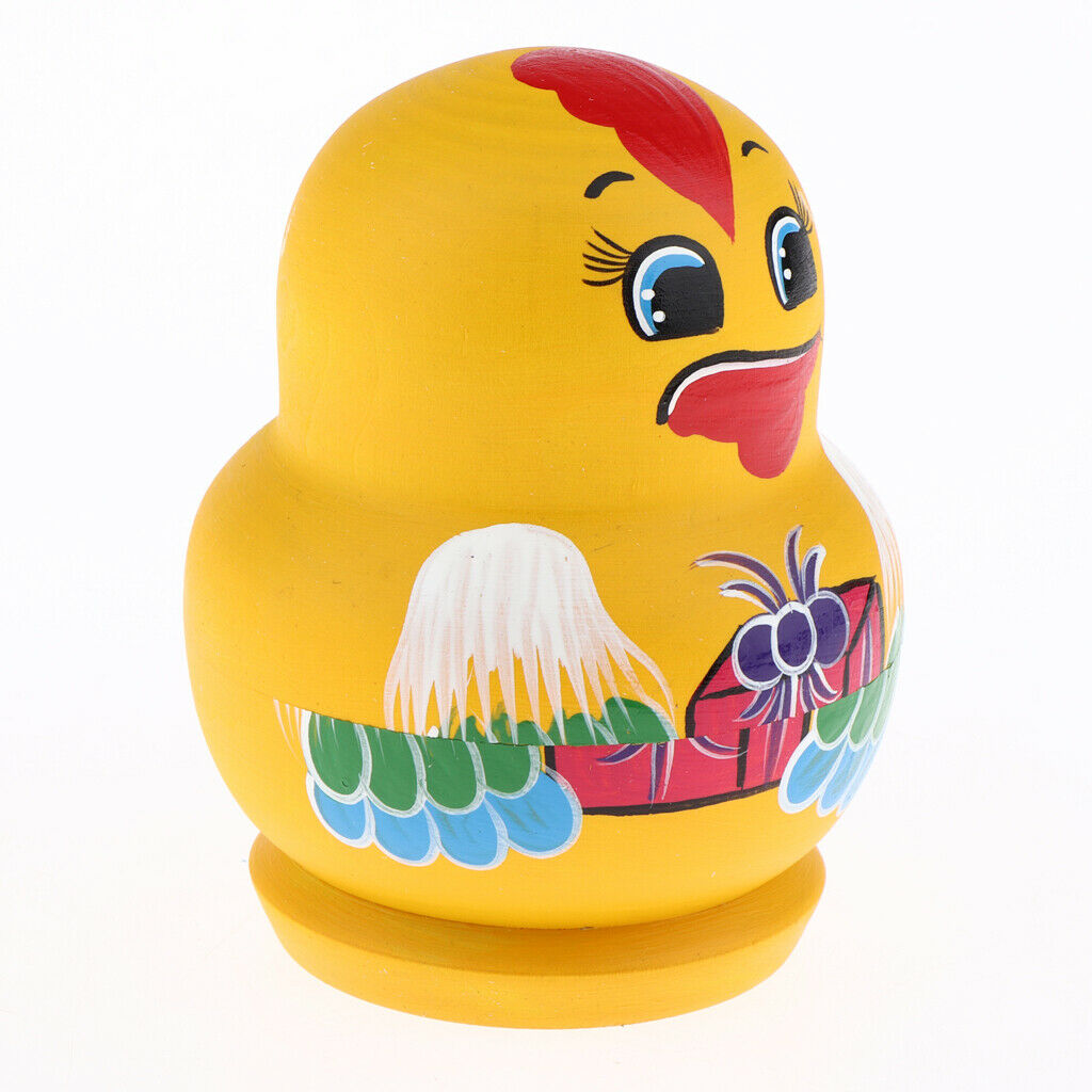 8 Piece   Cartoon Chick w/ Wing Toys Handpainted Party Decoration
