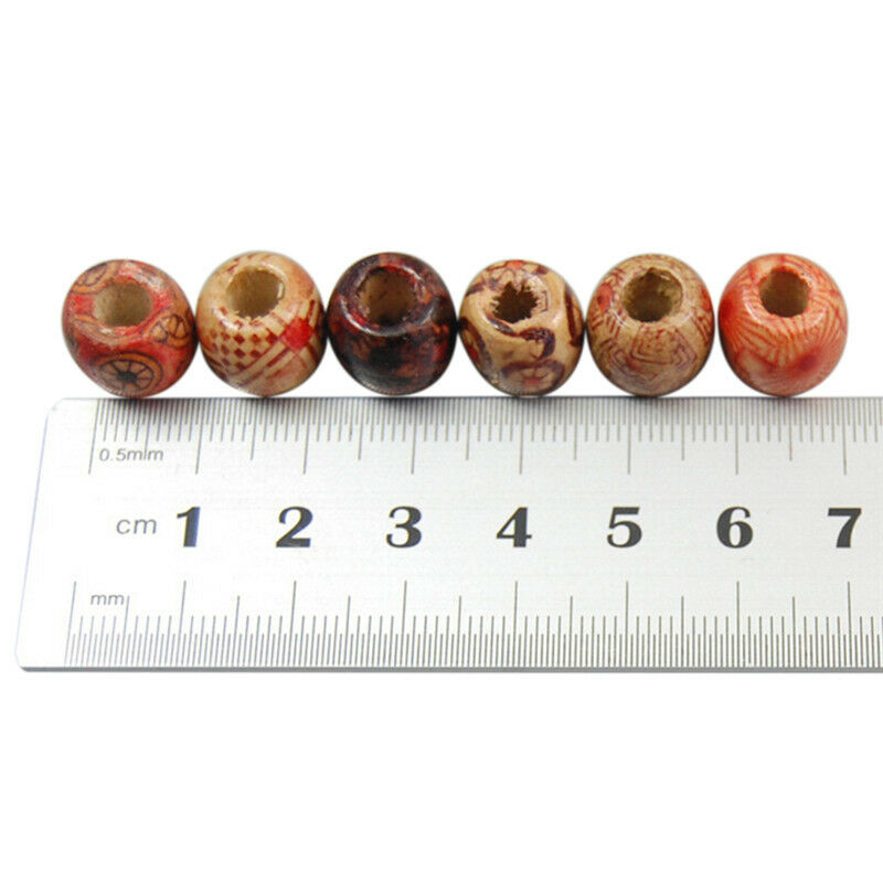 50PCS Dreadlock Hair Beads Dread Beads Hair Braid Pins Rings DIY Cuff Jewelry SJ