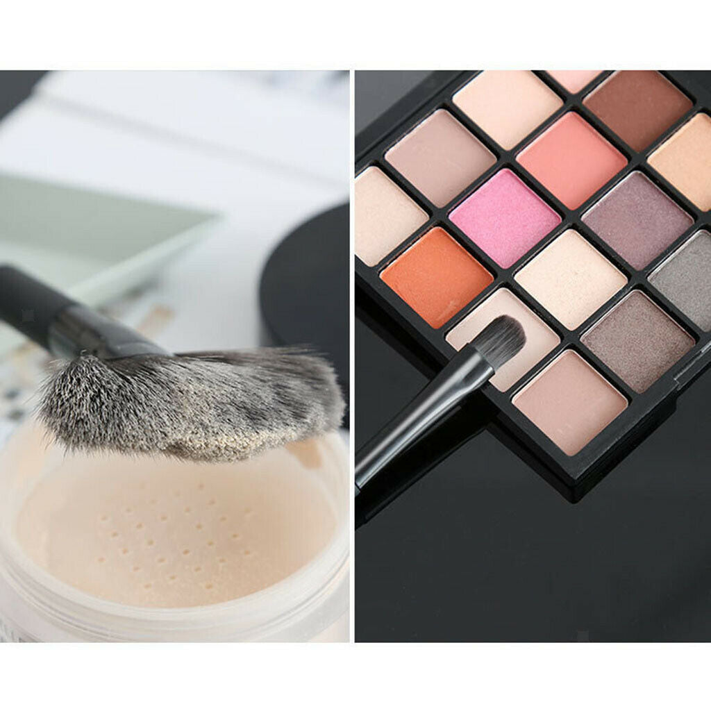 Portable Makeup Mirror Box w/ LED Light Makeup Brush Set Gifts for Women