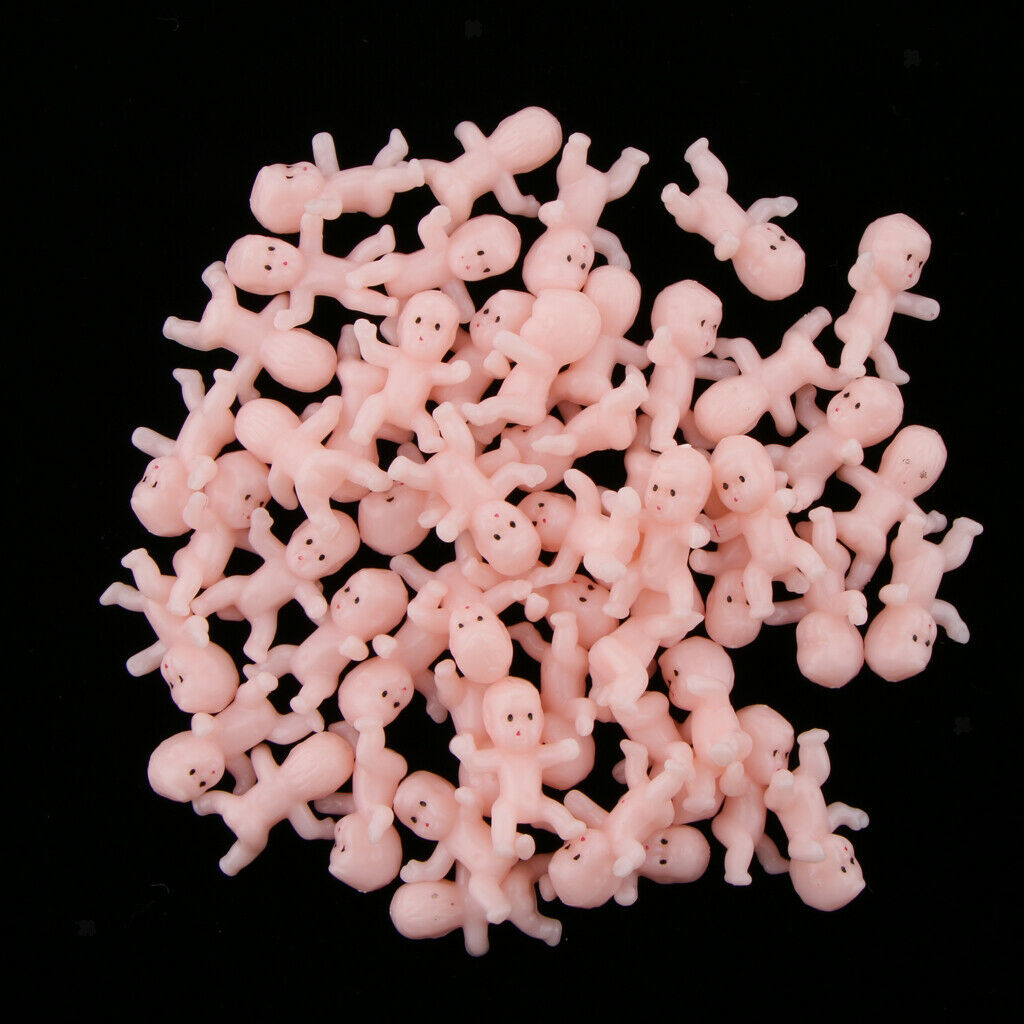 300 Pieces Baby Shower Ice  Game Mini Plastic Baby and Ice  Trays for Baby