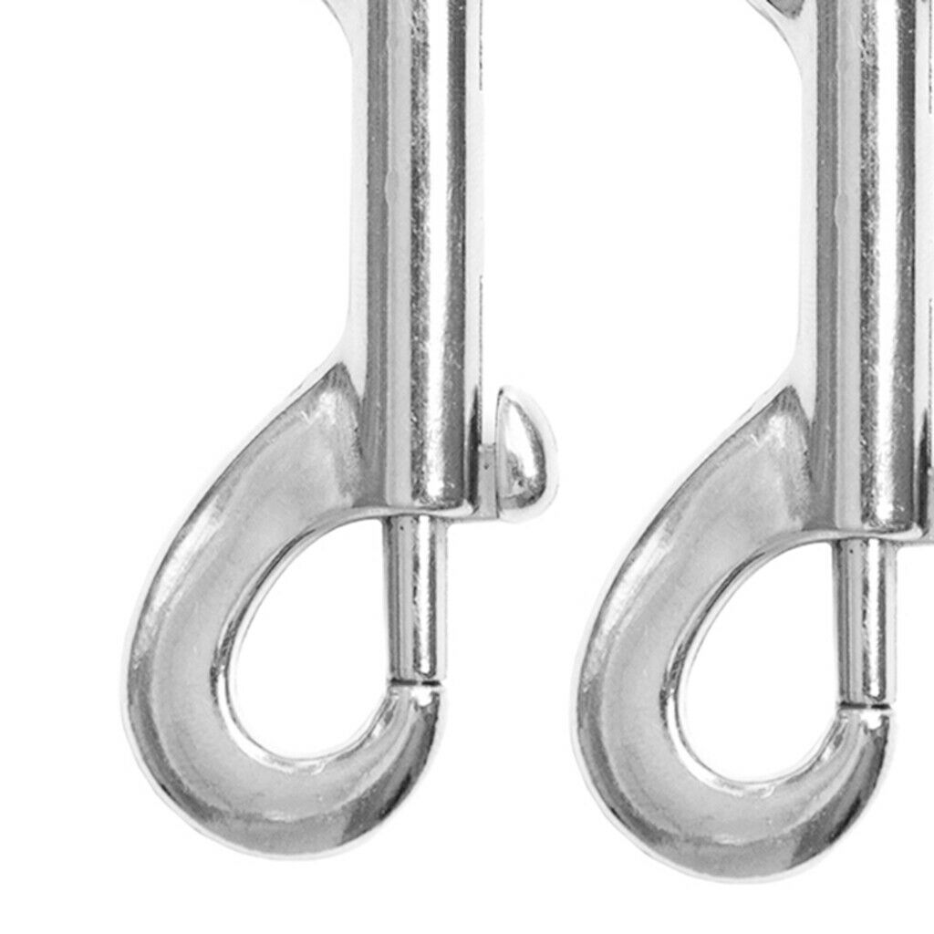 2pcs Heavy Duty Double End Snap   Clips Carabiner for Keychain Luggage