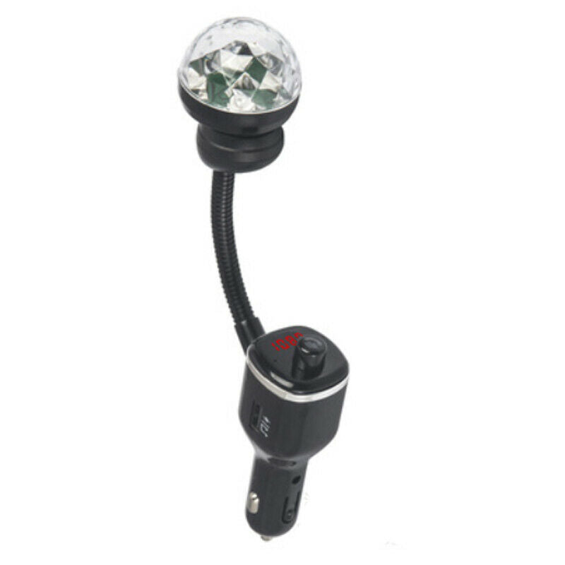 USB Port Bluetooth Phone Player Transmitter Charger Adapter w/ Atmosphere Light