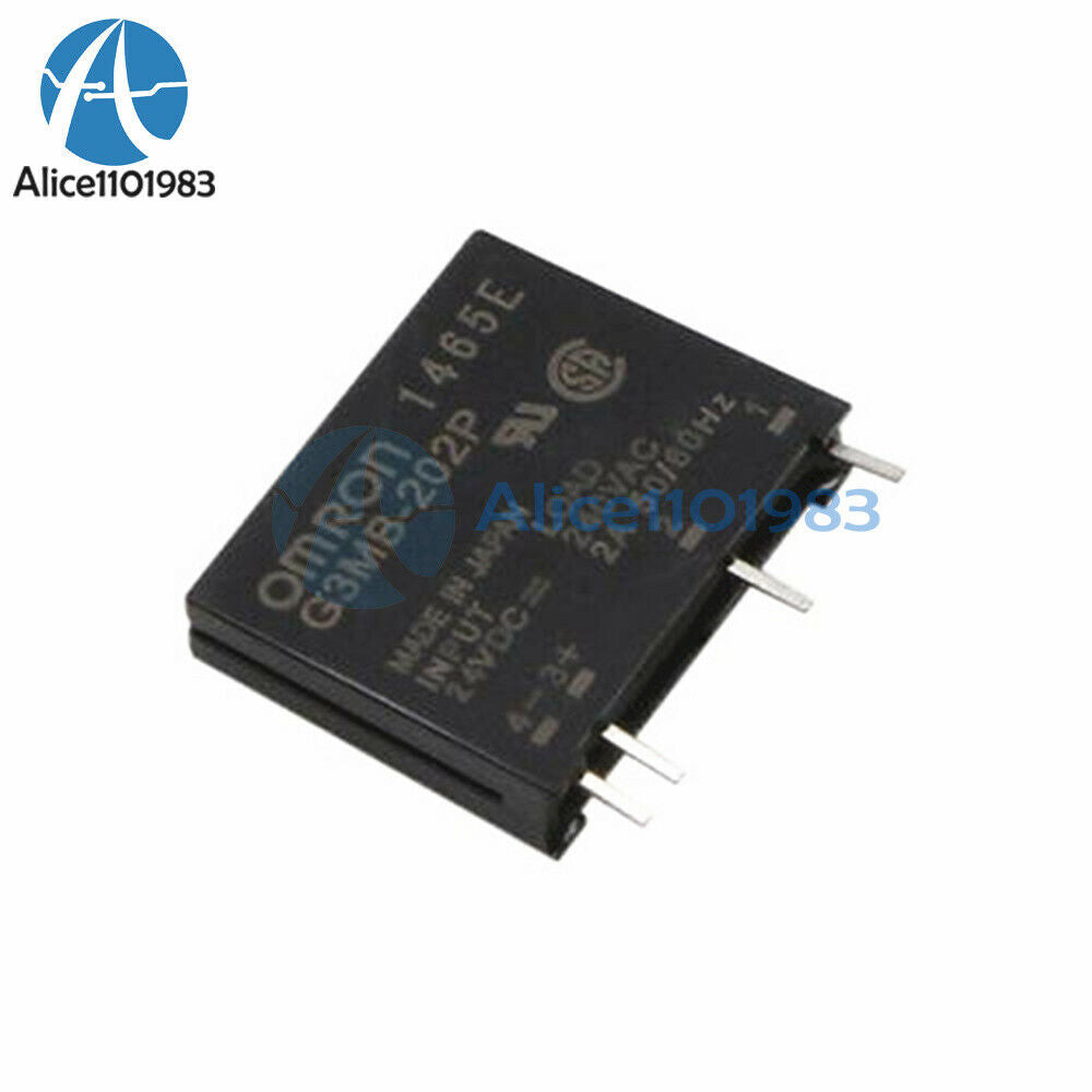 5PCS G3MB-202P-24V DC-AC PCB SSR In 24V 2A Out 240V Solid State Relay Module