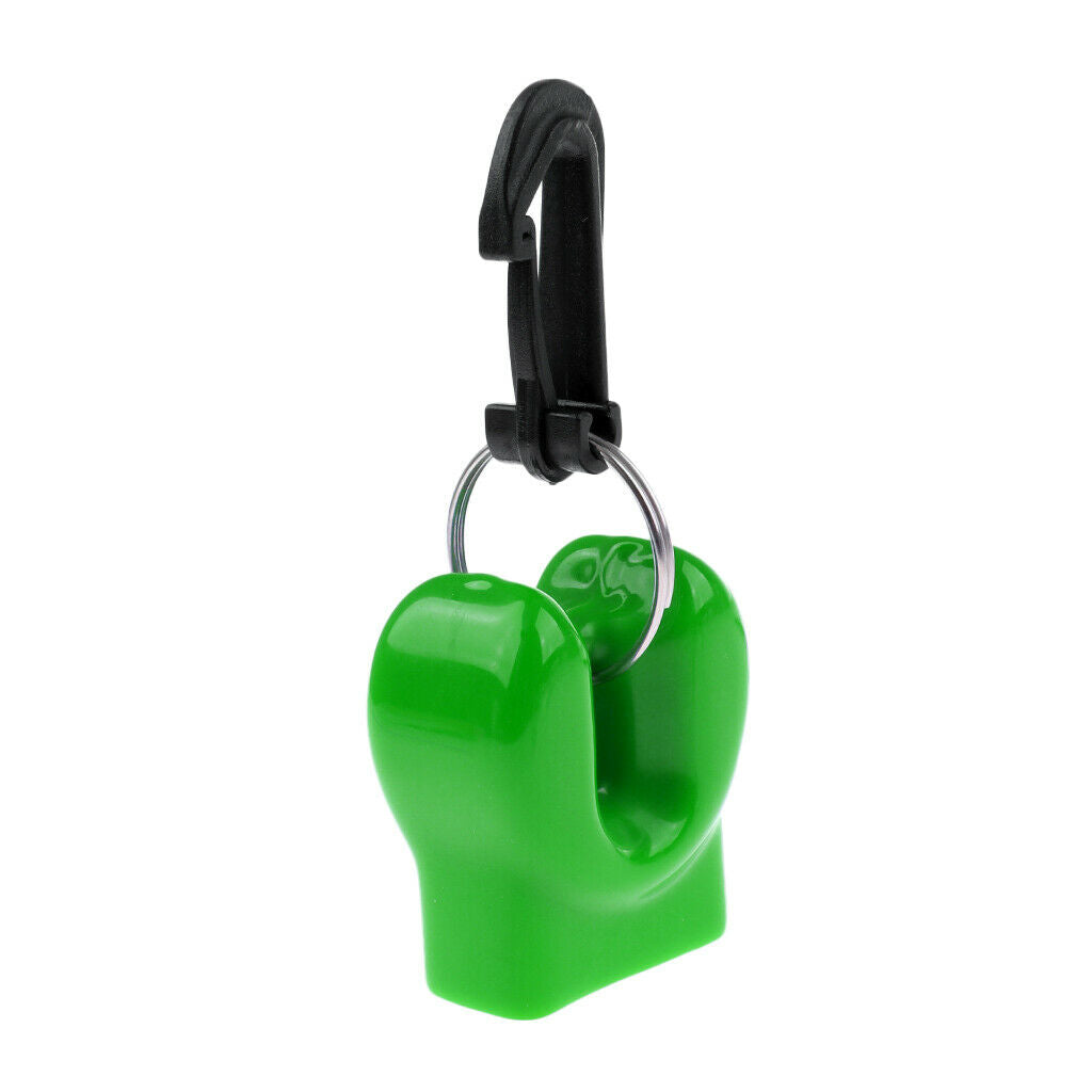 Scuba Diving Regulator Mouthpiece Cover Holder Retainer with Clip Green