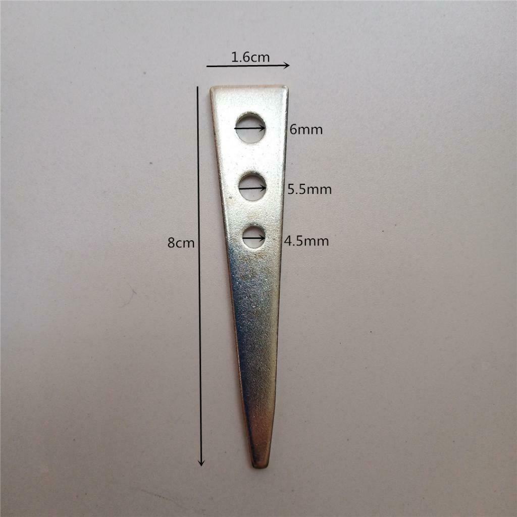 Set of 4 Heavy-duty Hammer in Vine Eyes Wire Garden Wire Vine Zinc Plated