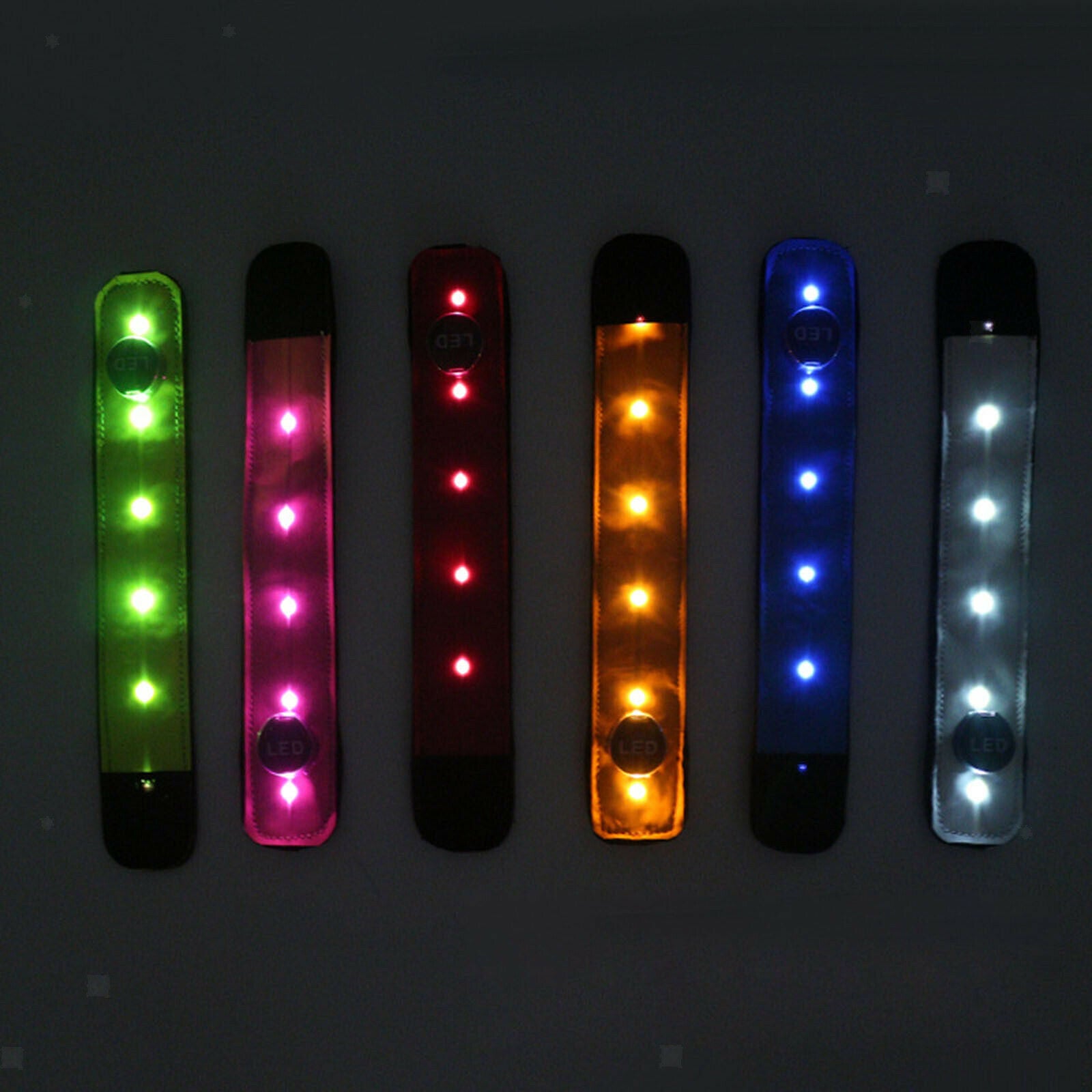 LED Horse Leg Strap Visibility Reflective Wristbands Legging Decor Any Dark