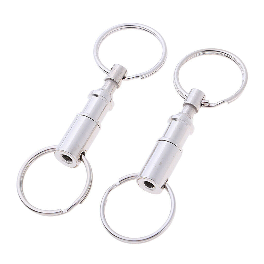 Sturdy Detachable Keychain Pull Apart Men Novelty Keychains