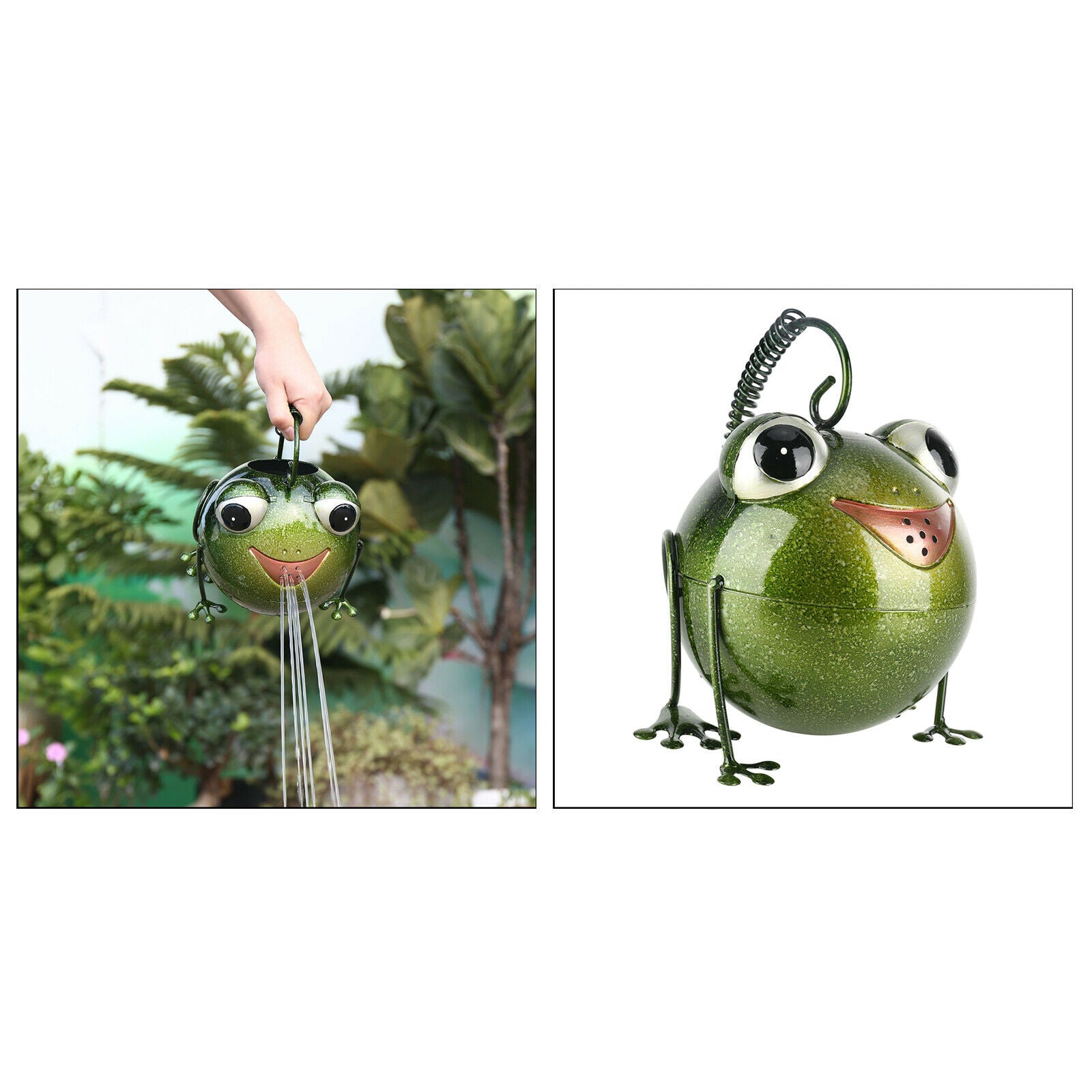 Frog Statue Watering Can Outdoor Watering Pot for Houseplants Foliage Plants