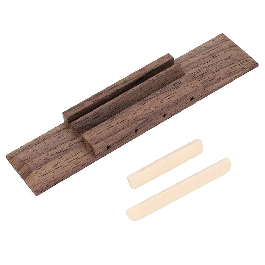 Bridge Saddle and Nut for Acoustic / Classical Guitar In Rosewood