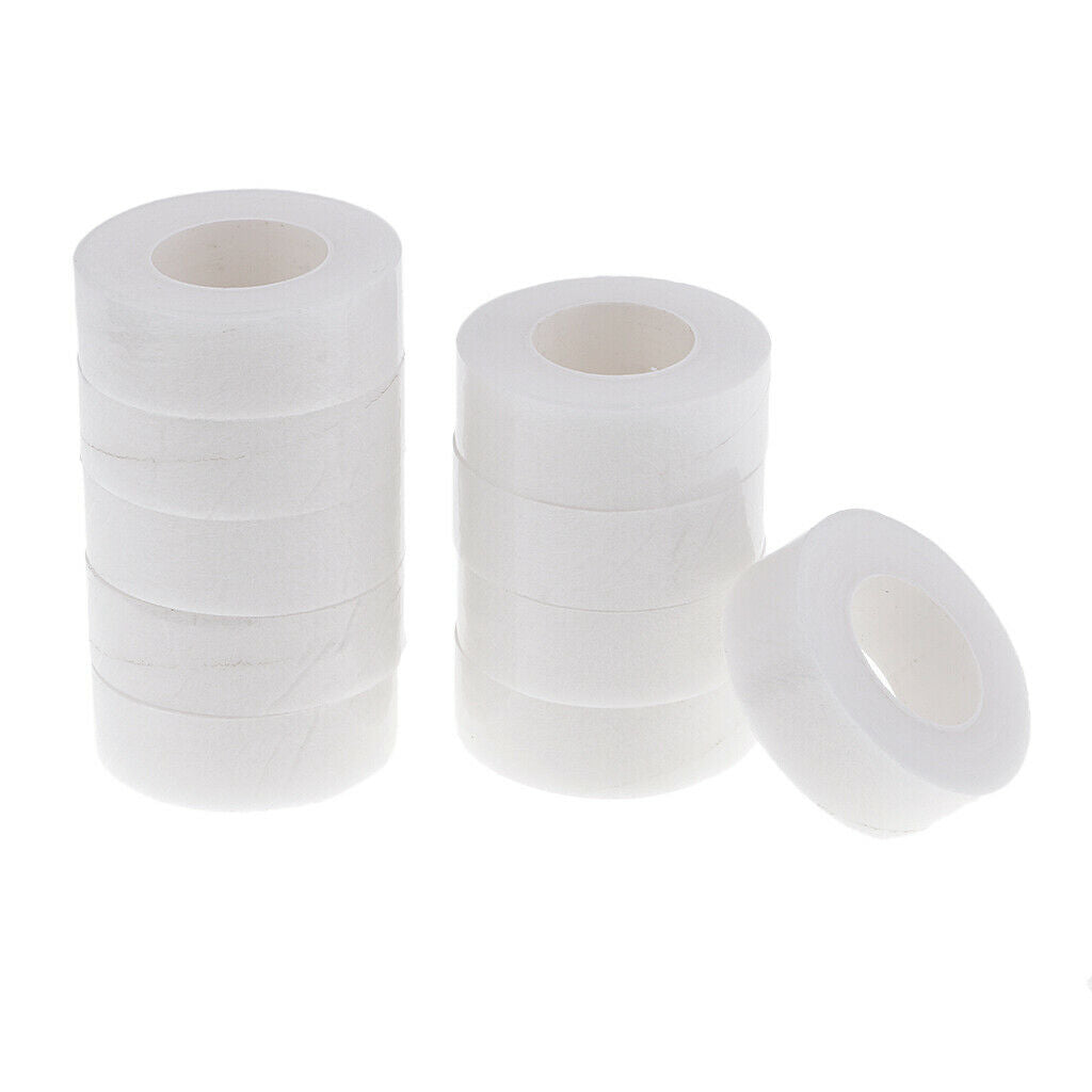 10pcs White Hem Iron-On Adhesive Hemming Tape Wonder Web, 0.79inch x 10