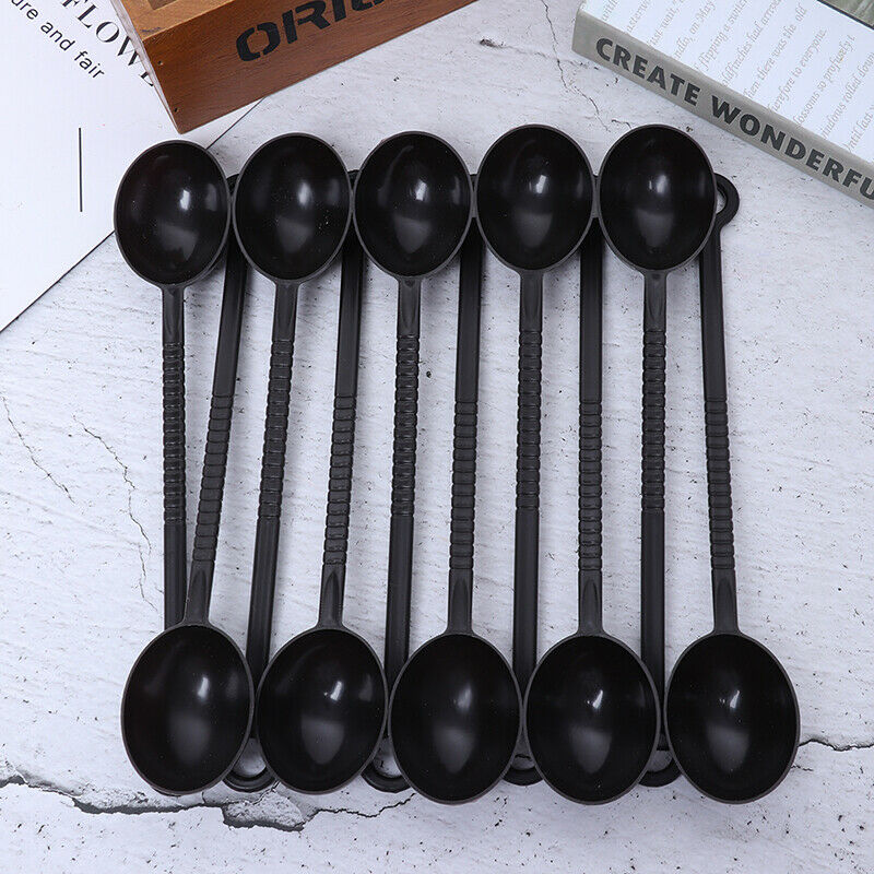 10pcs 10g Measuring Spoon Teaspoon Coffee Sugar Scoop Cake Baking Coffee Milk NC