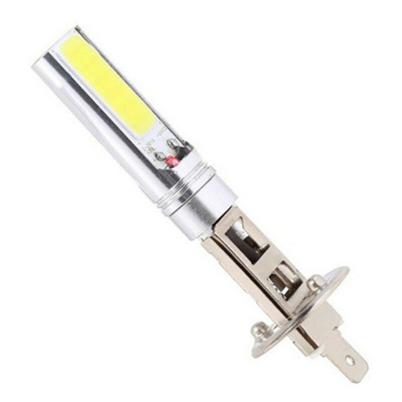 2PCS H1 COB LED Auto Fog Light Headlight DRL Daytime Running Light Bulb Wh N& SJ