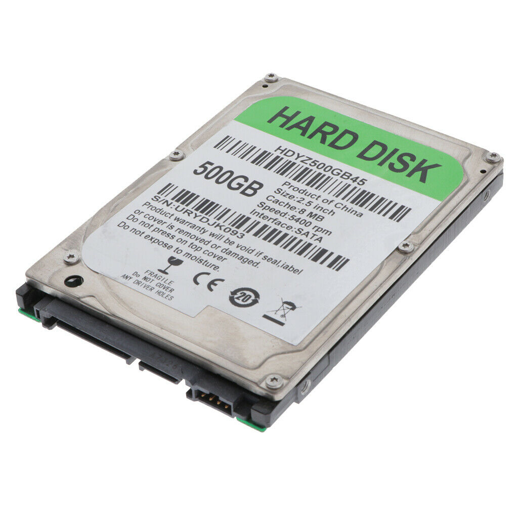 2.5" inch SATA Laptop Internal Hard Drive 500GB HDD Reading speed 70-
