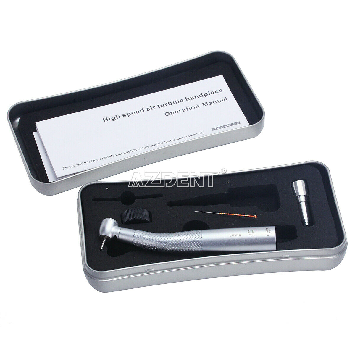 3 X Nsk Style Dental Fiber Optic LED High Speed Handpiece Push button