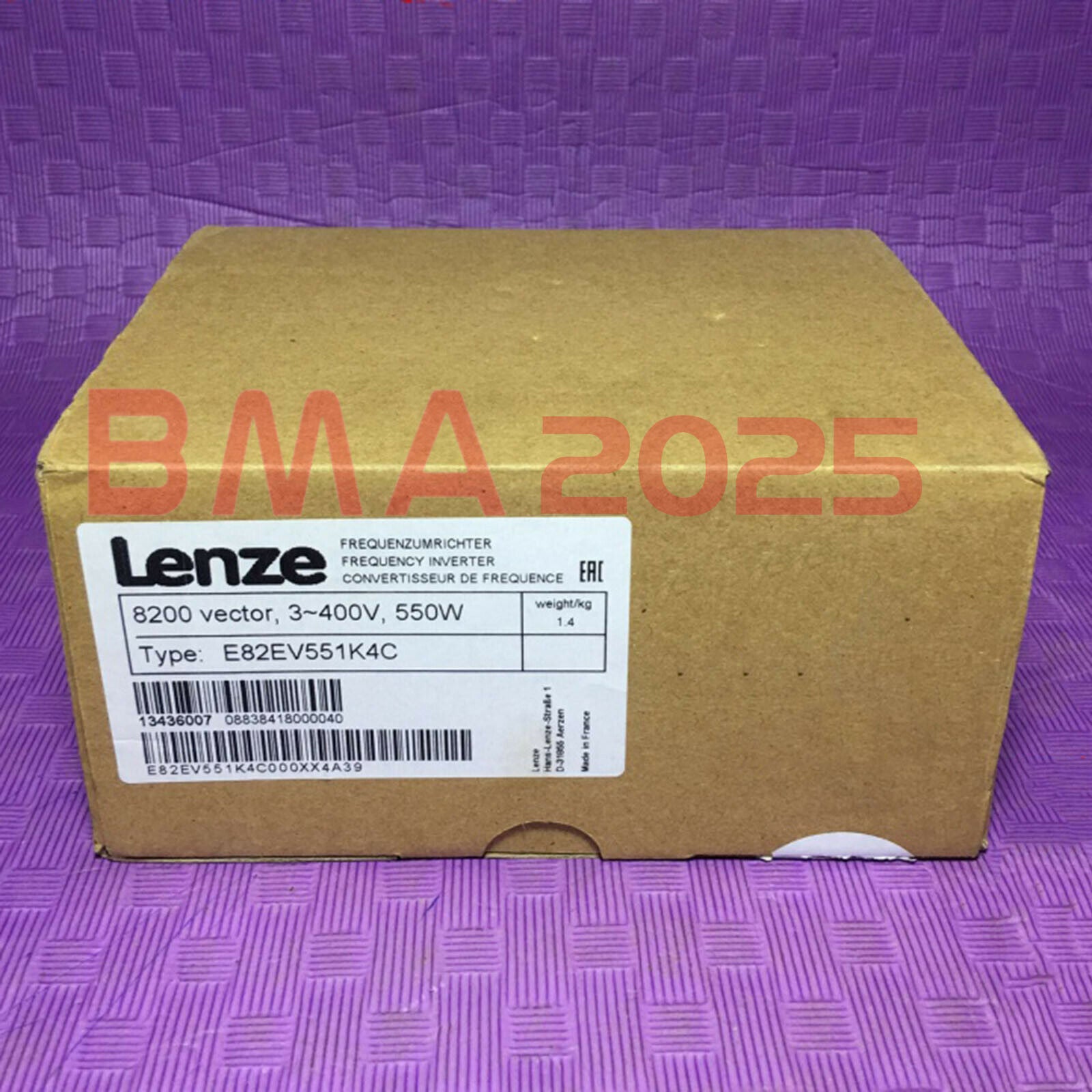 1PC Brand New inverter 0.55kw E82EV551K4C 1 year warranty DHL free Ship LZ9T