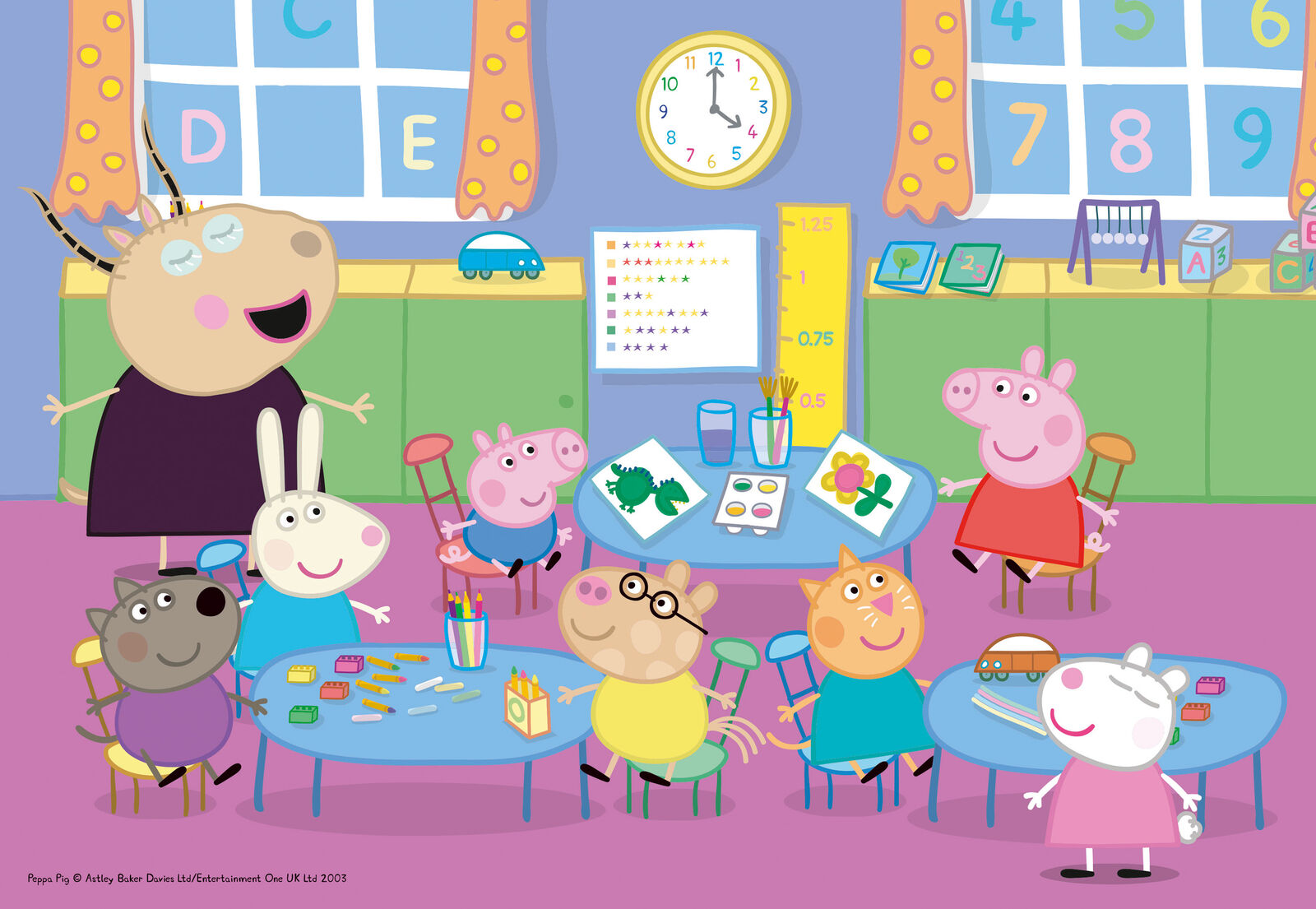 08627 Ravensburger Peppa Pig Jigsaw Puzzle - Classroom Fun 35pc Childrens Age 3+