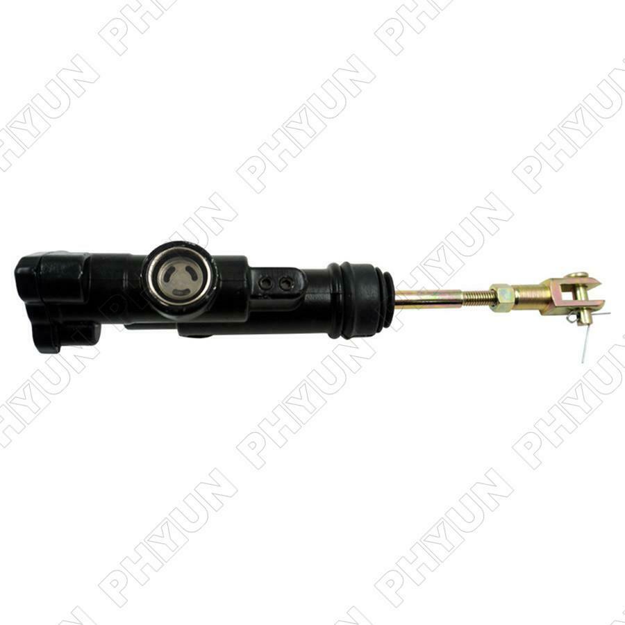 Black Aluminium Alloy Motorcycle Rear Brake Hydraulic Master Cylinder Pump Refit