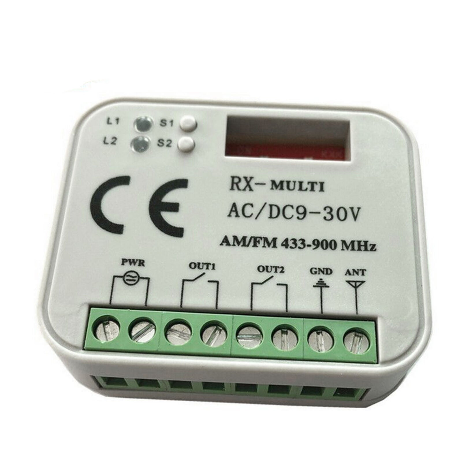 300-868Mhz Receiver Remote Control Garage Door Gate For Marantec Nice Flors