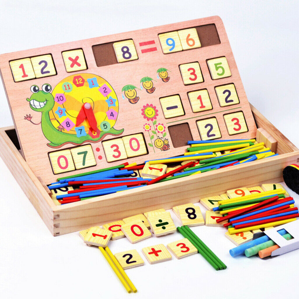 Montessori Educational Toys Math Number Counting Sticks Preschool Toys