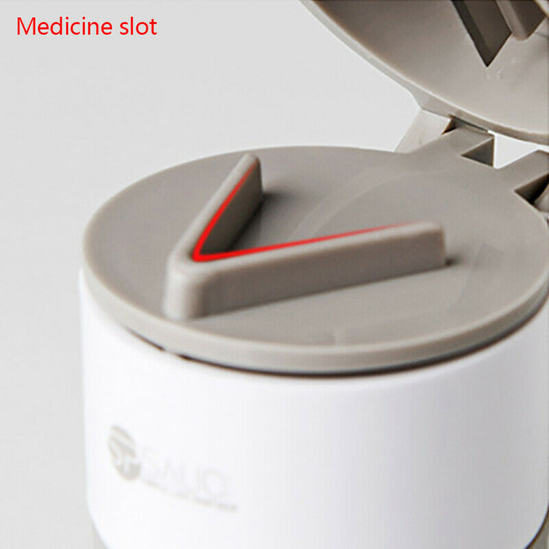 New 4 In 1 Portable Pill Case Medicine Splitter Grinder Pill Cutter Stora.l8