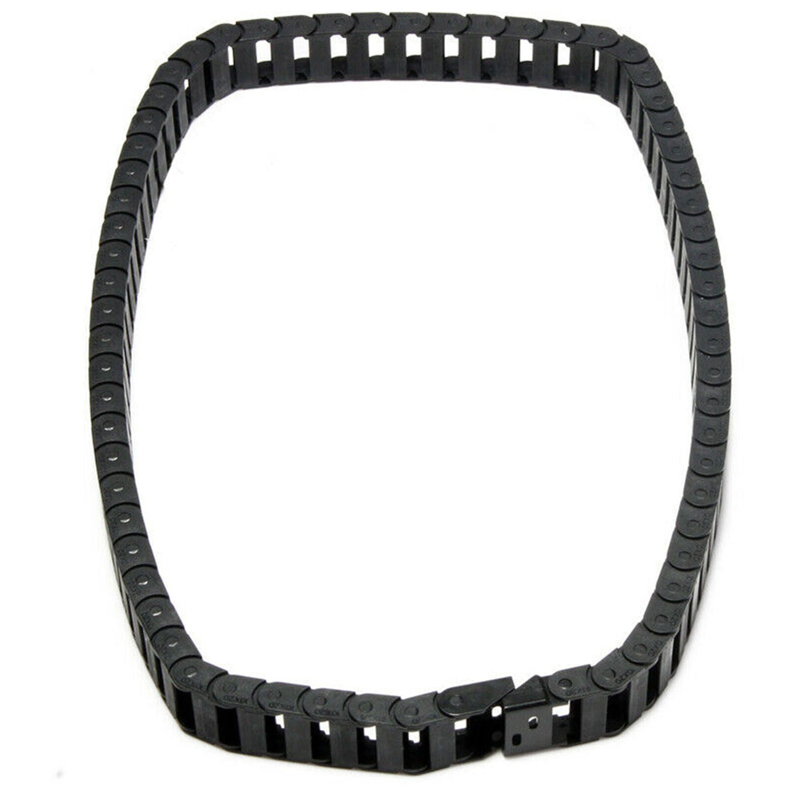 1M 1000mm (40") R28 Black Long Nylon Cable Drag Chain Wire Carrier 10x20mm