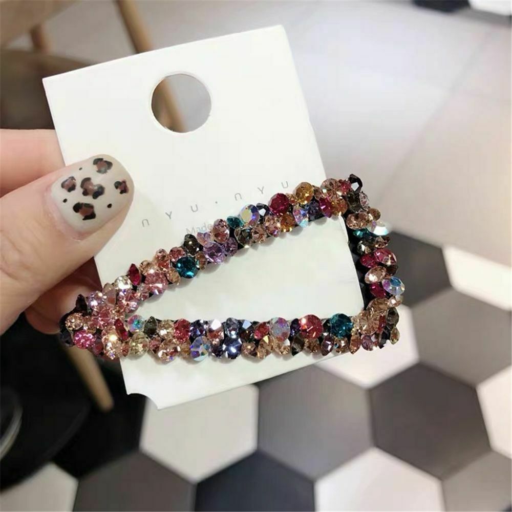 Rhinestone Hair Accessories Crystal Hair Clips Triangle Hairpins Hairgrip