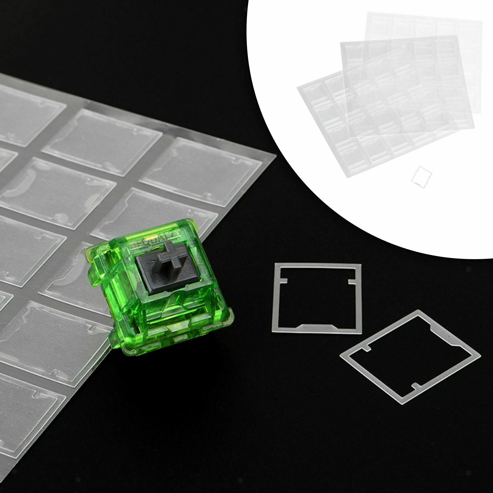 Switch Film 120Pcs Widely Compatible Interaxial Pad for Mechanical Keyboard