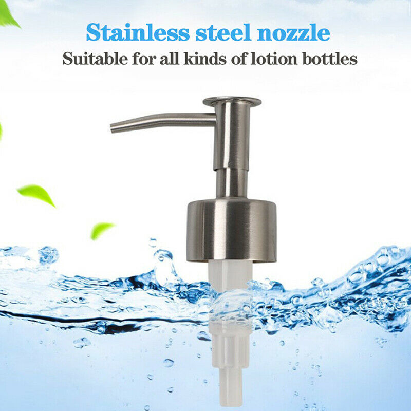304 Stainless Steel Soap Pump Replacement Jar Tube Bathroom Lotion Dispen.l8