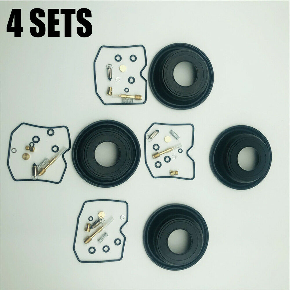 4x Carb Carburetor Repair kit For Kawasaki EN500A ZL600A ZR1100A1 Part# 18-2639