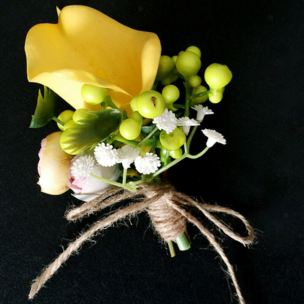 Wedding Ceremony Bridal Groom Calla Lily Flower Boutonniere Corsage