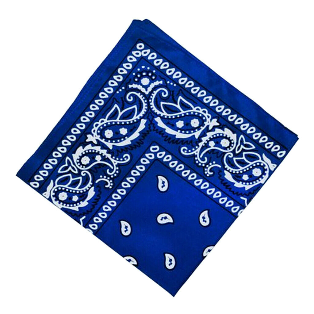 12 Pcs Cotton Paisley Cowboy Bandana Scarf Head Wrap Neck Scarf Handkerchief
