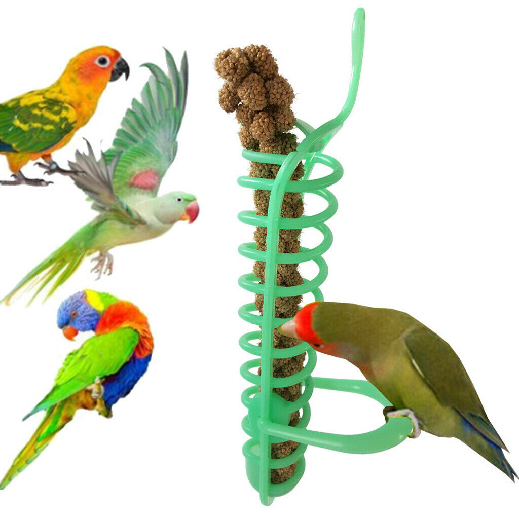 7 Pieces Bird Parrot Chewing Bell Toys Set Cockatiel Budgie Multicolor