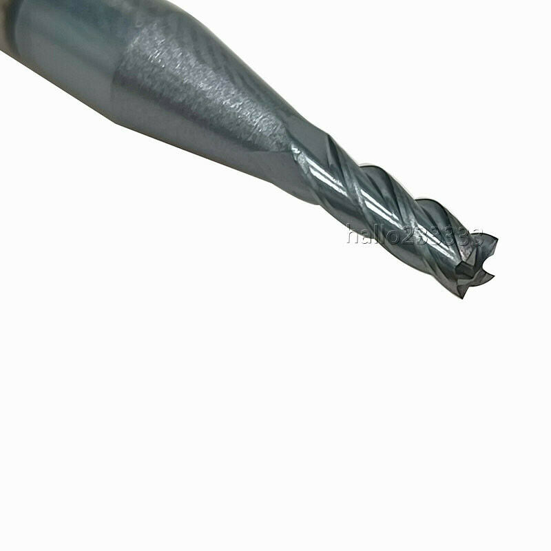 2pc HRC60° φ3.5×50-4F 3.5mm Cutting Dia. End Mill CNC Router Bits 4-Flute Spiral