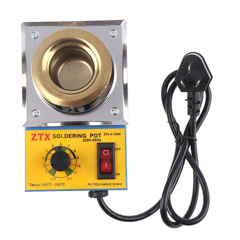100-550°C Solder Pot Soldering Desoldering Bath Stainless Steel Plate HOTY1