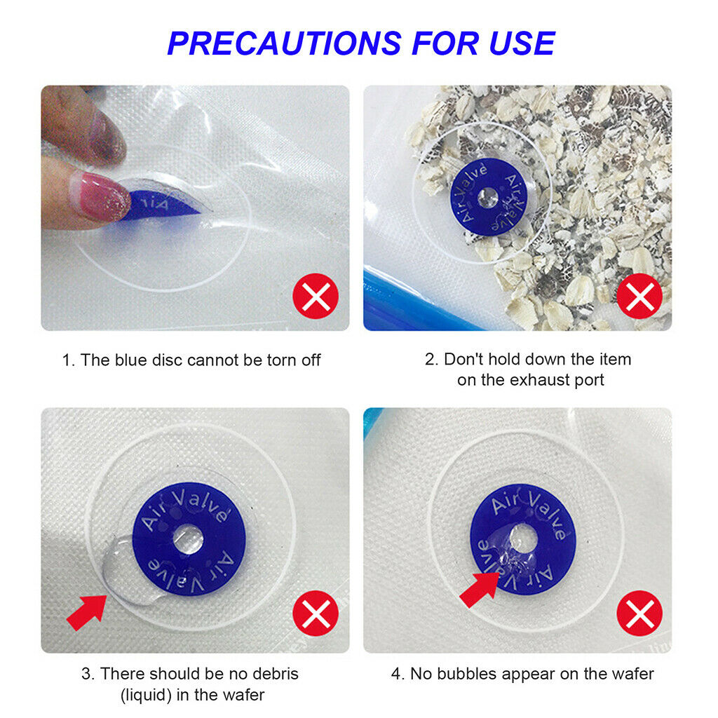 10Pieces Reusable with Manual Air Pump for Filament Storage Prevent Humidity