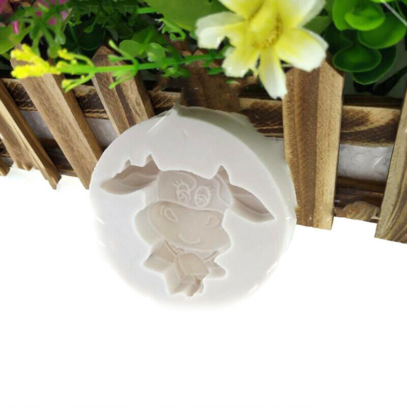 Zodiac Cow Design Shape Silicone Mold DIY Cake Baking Tool Chocolate Cand.l8