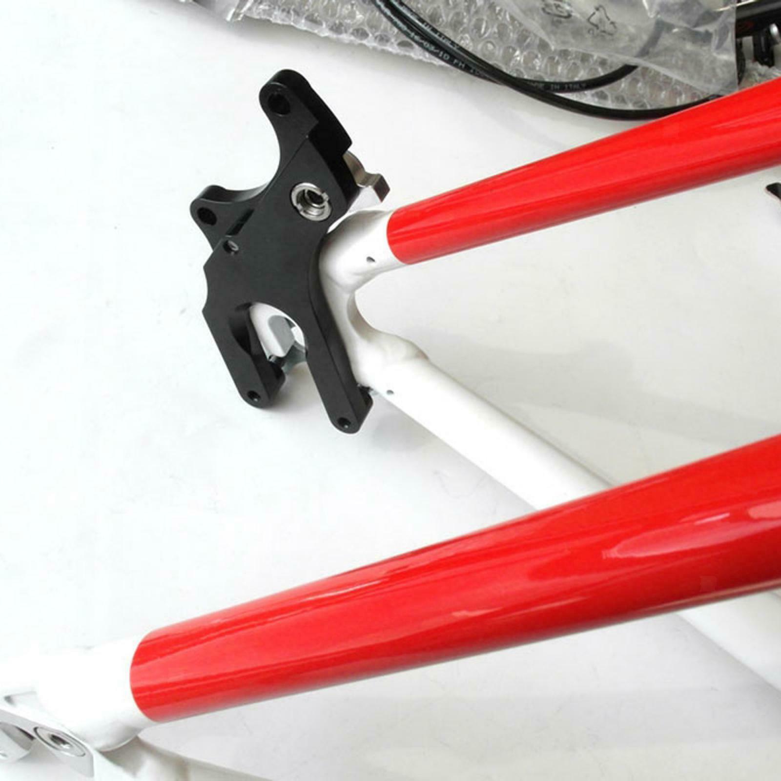 Alloy Bike Disc Brake Adapter Sturdy Bracket Mounting Holder Refit Adaptor