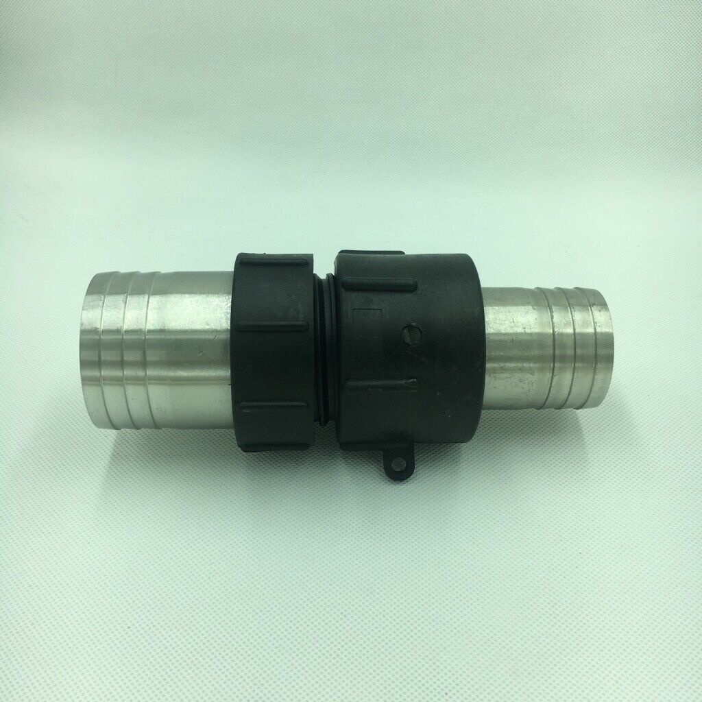 Straight Through Tote Tank Food Grade Drain Adapter 60MM To 45MM Coarse Thread